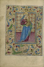 The Virgin and Child; Naples, Campania, Italy; about 1460; Tempera colors, gold, and ink on parchment; Leaf: 17.1 x 12.1 cm