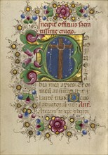 Initial D: The Cross; Taddeo Crivelli, Italian, died about 1479, active about 1451 - 1479, Ferrara, Emilia-Romagna, Italy