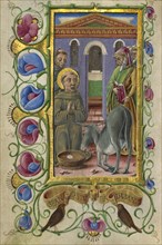 Saint Anthony of Padua; Taddeo Crivelli, Italian, died about 1479, active about 1451 - 1479, Ferrara, Emilia-Romagna, Italy