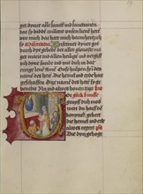 Initial G: A Priest Celebrating Mass; Workshop of Gerard Horenbout, Flemish, 1465 - 1541, Cologne, written, Germany