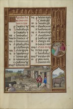Farm Animals, Milking, and Buttermaking; Zodiacal Sign of Taurus; Workshop of the Master of James IV of Scotland, Flemish