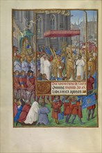 Procession for Corpus Christi; Master of James IV of Scotland, Flemish, before 1465 - about 1541, Bruges, Belgium; about 1510
