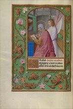 Saint Matthew; Workshop of Master of the First Prayer Book of Maximilian, Flemish, active about 1475 - 1515, Bruges, Belgium
