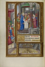 The Presentation in the Temple; Master of James IV of Scotland, Flemish, before 1465 - about 1541, Bruges, Belgium; about 1510