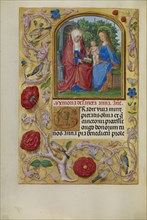 The Virgin and Child with Saint Anne; Master of James IV of Scotland, Flemish, before 1465 - about 1541, Bruges, Belgium