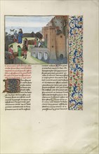 King Charles VI of France Preparing for War with England; Master of the Getty Froissart, Flemish, active about 1475 - 1485