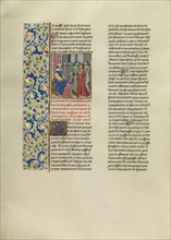 The Embassy from John of Gaunt before the King of Portugal; Master of the Copenhagen Caesar, Flemish, active about 1475 - 1485