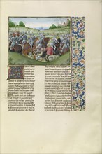 The Battle between the Duke of Jülich and Gelders and the Duke of Brabant; Master of the Getty Froissart, Flemish