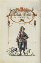 The Fourth Generation, Hans Derrer; Nuremberg, Germany; about 1626 - 1711; Tempera colors with gold and silver highlights