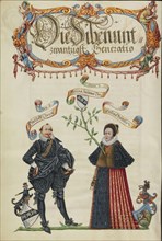 The Twenty-Seventh Generation, Christoph Derrer; Nuremberg, Germany; about 1626 - 1711; Tempera colors with gold and silver