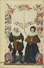 The Twenty-Seventh Generation, Christoph Derrer and His Second Wife Ursula Scheuerlin; Georg Strauch German, 1613 - 1675