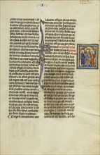 Initial N: A Judge and an Attorney with a Third Man; Unknown, Michael Lupi de Çandiu, Spanish, active Pamplona, Spain 1297