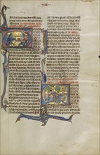 Initial T: A Joust between Two Knights; Initial E: A Knight on Horseback with a Lance; Unknown, Michael Lupi de Çandiu Spanish