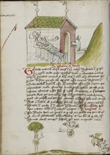 A Child in a House and a Woman with a Child; An Eagle with a Snail in its Claws; Trier, probably, Germany