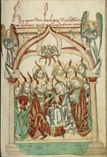 Pentecost; Follower of Hans Schilling, German, active 1459 - 1467, from the Workshop of Diebold Lauber German, active 1427