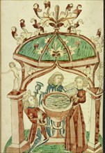 The Baptism of Josaphat; Follower of Hans Schilling, German, active 1459 - 1467, from the Workshop of Diebold Lauber German
