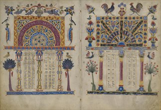 Canon Tables from the Zeyt'un Gospels, FOLIOS 3 AND 6