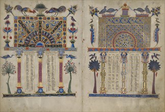 Canon Tables from the Zeyt'un Gospels, FOLIOS 4 AND 5