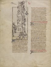 The Building of the Tower of Babel; First Master of the Bible historiale of Jean de Berry, French