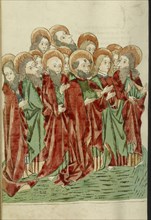 The Twelve Apostles; Follower of Hans Schilling, German, active 1459 - 1467, from the Workshop of Diebold Lauber German