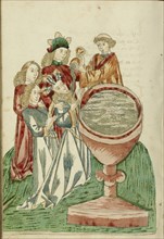 Baptism of King Avenir; Follower of Hans Schilling, German, active 1459 - 1467, from the Workshop of Diebold Lauber German