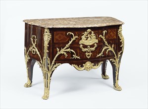 Commode; Charles Cressent, French, 1685 - 1768, master 1719), Paris, France; about 1745 - 1750; Fir, oak, and Scots pine