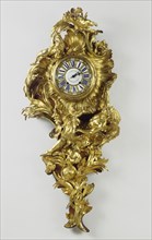 Wall Clock, Pendule à Répétition, case possibly after a design by Juste-Aurèle Meissonnier, French, born Italy, 1695 - 1750
