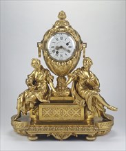 Mantel Clock; Clock movement by Étienne-Augustin Le Roy, French, 1737 - 1792, master 1758), and case by Etienne Martincourt