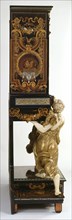 Cabinet on Stand; Attributed to André-Charles Boulle, French, 1642 - 1732, master before 1666, and medallions after Jean Varin