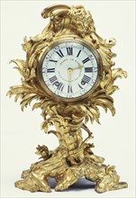 Mantel Clock; Movement by Julien Le Roy, French, 1686 - 1759, master 1713), and dial enameled by Antoine-Nicolas Martinière