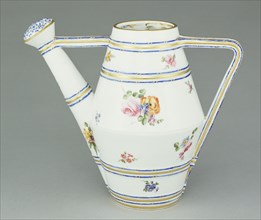 Watering Can; Painted by Bardet, French, active 1749 and 1751 - 1758, Vincennes Porcelain Manufactory, French, 1740 - 1756