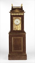 Long Case Musical Clock; Clock case by David Roentgen, German, 1743 - 1807, master 1780), Gilt-bronze mounts by François Rémond