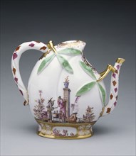 Wine Pot; Studio of Johann Gregor Höroldt, German, 1696 - 1775, Meissen Porcelain Manufactory, German, active 1710 - present