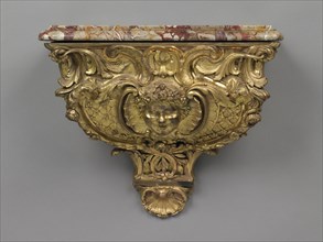 Bracket; France; about 1720 - 1725; Gilt bronze, with a core of oak; 38 cm, 14 15,16 in
