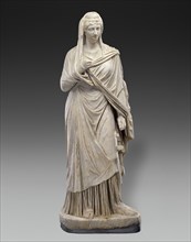 Faustina the Elder; Roman Empire; 140 - 160 A.D; Marble; 209 × 78 × 55 cm, 82 5,16 × 30 11,16 × 21 5,8 in