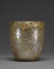 Conical Cup; Eastern Mediterranean; 1st century; Glass; 8.5 × 7.3 cm, 3 3,8 × 2 7,8 in