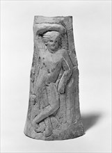Relief Carving of a Nude God, perhaps Bacchus; Roman Empire; 1st - 2nd century; Bone; 11.6 cm, 4 9,16 in