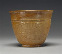 Cup with Geometric Patterns; Asia Minor; 1st century; Terracotta; 4.2 × 17.3 cm, 1 5,8 × 6 13,16 in