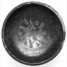 Campanian Black Bowl; Campania, South Italy, Europe; 323 - 31 B.C; Terracotta; 6.3 x 15.8 cm, 2 1,2 x 6 1,4 in