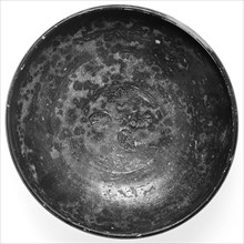 Campanian Black Bowl; Campania, South Italy, Europe; 323 - 31 B.C; Terracotta; 6.3 x 18 cm, 2 1,2 x 7 1,16 in