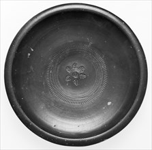 Campanian Black Dish; Campania, South Italy, Europe; 323 - 31 B.C; Terracotta; 3.1 x 15.5 cm, 1 1,4 x 6 1,8 in