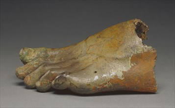 Left Foot from a Statue; late 2nd - 3rd century; Bronze; 18.5 cm, 7 5,16 in