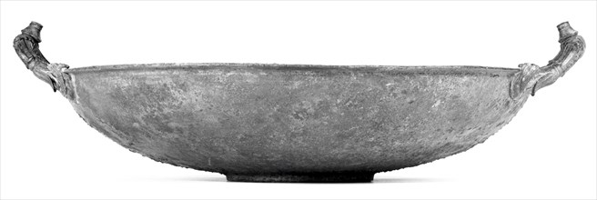 Basin; Italy; 1st century A.D; Bronze; 14.8 × 53 cm, 5 13,16 × 20 7,8 in