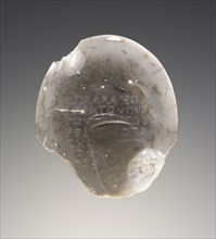 Magic Amulet inscribed with a Protective Prayer; 100 - 250; Agate; 3.9 × 3.5 × 1.1 cm, 1 9,16 × 1 3,8 × 7,16 in