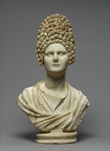 Bust of a Flavian Woman; Roman Empire; late 1st century; Italian marble; 68 × 41 × 22 cm, 26 3,4 × 16 1,8 × 8 11,16 in