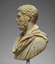 Portrait Bust of a Bearded Man; about 215; Marble; 61 × 53 × 28 cm, 24 × 20 7,8 × 11 in