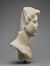 Bust of Livia Drusilla; Italy; A.D. 1–25; Marble; 40.5 × 20.3 × 20.3 cm, 15 15,16 × 8 × 8 in