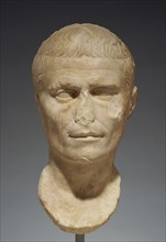 Portrait of Julius Caesar; Roman Empire; 1st century B.C. - 1st century A.D; Marble; 36.5 × 30 × 22.5 cm