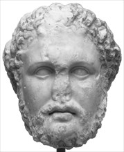Portrait of Philip II; Roman Empire; 1st–2nd century A.D; Italian marble; 28 cm, 11 in