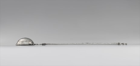 Ladle; 50–25 B.C; Silver; 38.9 × 6.8 cm, 15 5,16 × 2 11,16 in